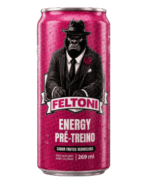 Pré-Treino Energy 269ml Frutas Vermelhas Feltoni